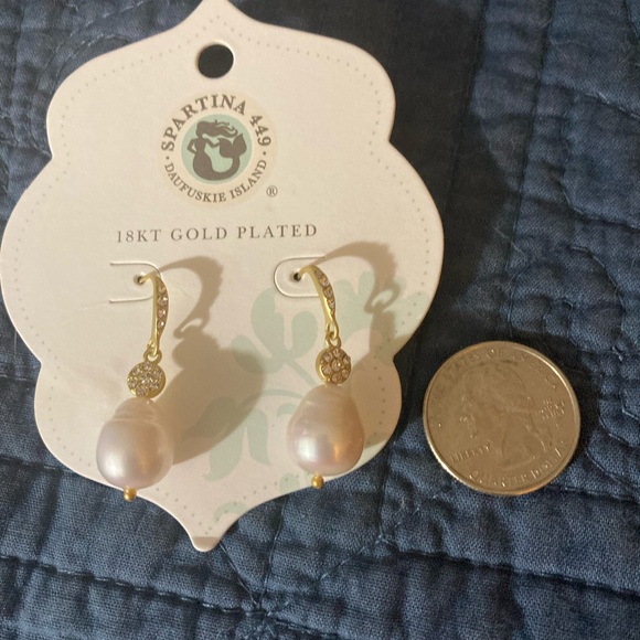 NWT Spartina 449 Sparkling Bauble Drop Earrings - Picture 5 of 5